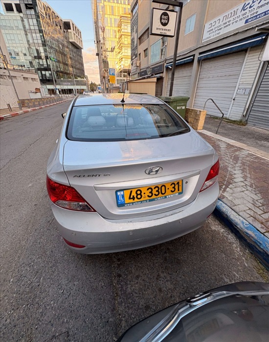 תמונה 7 ,יונדאי i25 יד 3 2014 140000 ק"מ