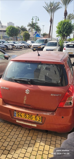תמונה 2 ,סוזוקי סוויפט יד 3 2008 123581 ק"מ