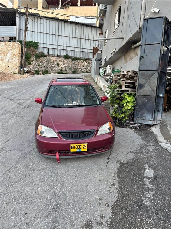 תמונה 2 ,הונדה סיוויק יד 4 2004 0 ק"מ