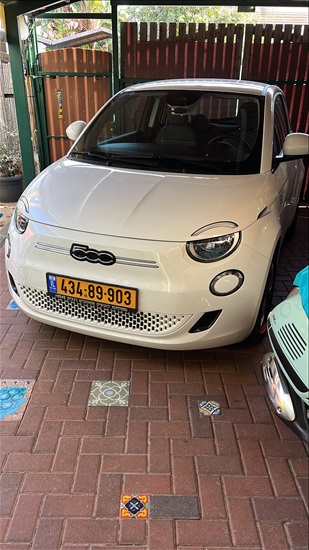 תמונה 2 ,פיאט 500E יד 2 2023 16000 ק"מ