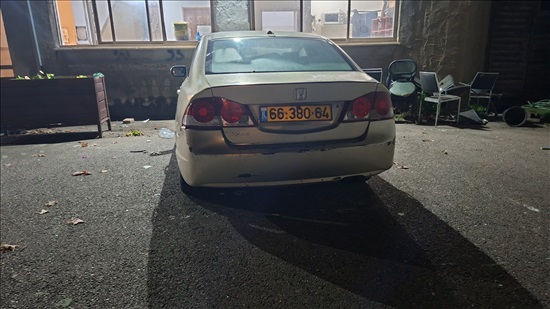 תמונה 2 ,הונדה סיוויק יד 5 2007 120000 ק"מ