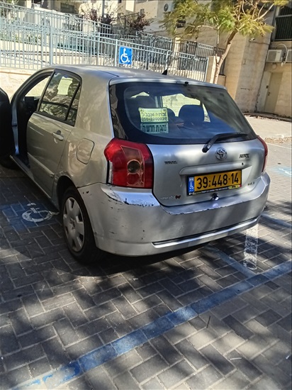 תמונה 3 ,טויוטה קורולה RunX יד 3 2006 241000 ק"מ