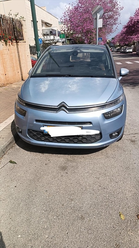 תמונה 1 ,סיטרואן C4 פיקאסו יד 3 2015 210 ק"מ