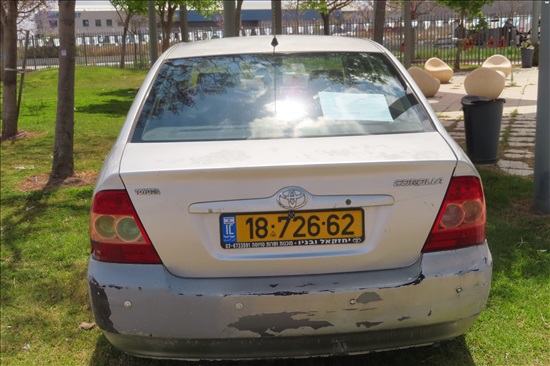 תמונה 4 ,טויוטה קורולה יד 4 2007 275000 ק"מ