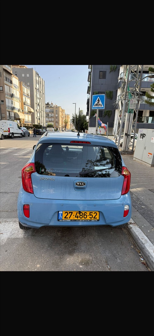 תמונה 6 ,קיה פיקנטו יד 4 2013 160000 ק"מ
