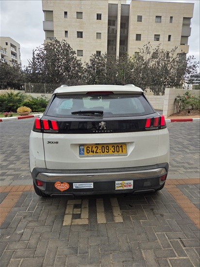 תמונה 4 ,פיג'ו
 3008 יד 2 2019 53500 ק"מ