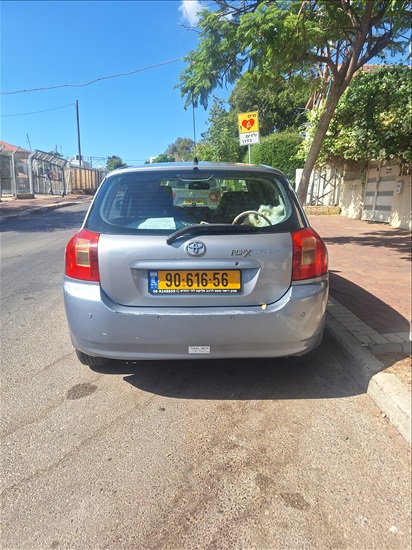 תמונה 8 ,טויוטה קורולה RunX יד 3 2004 169000 ק"מ
