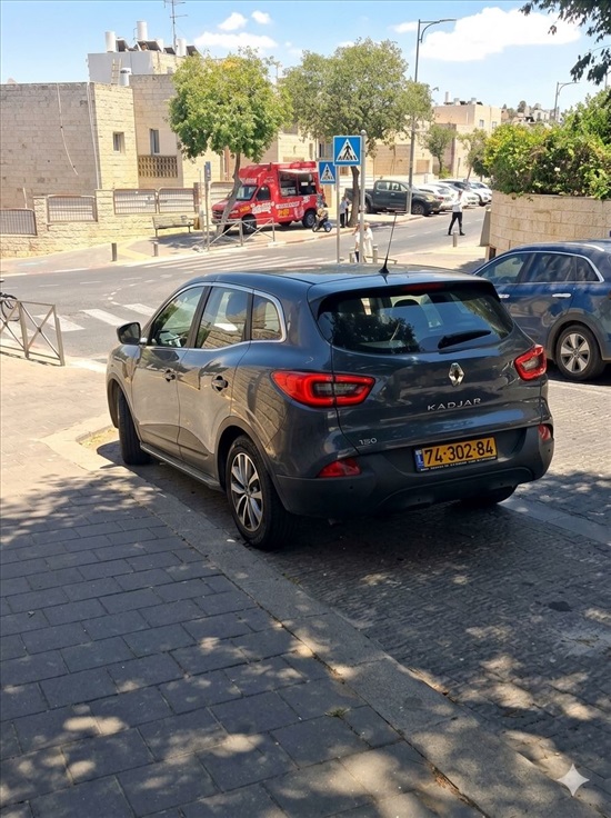 תמונה 2 ,רנו קדג`אר יד 2 2017 67000 ק"מ