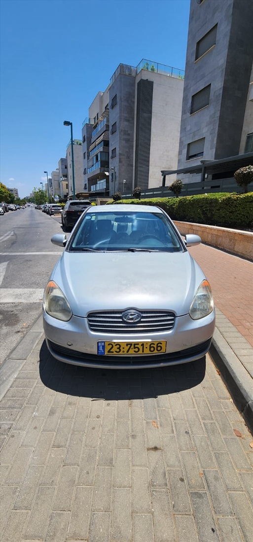 תמונה 4 ,יונדאי אקסנט יד 3 2008 180000 ק"מ