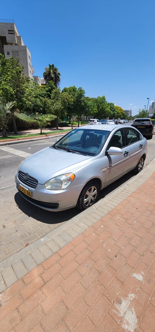 תמונה 1 ,יונדאי אקסנט יד 3 2008 180000 ק"מ