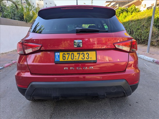 תמונה 3 ,סיאט ארונה יד 2 2019 109000 ק"מ