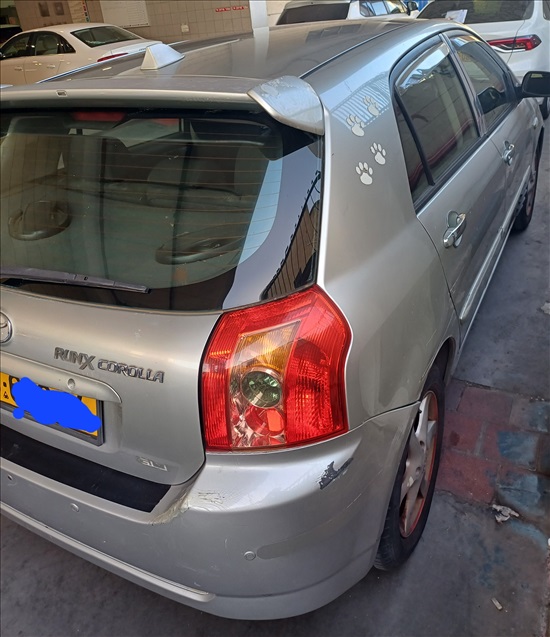 תמונה 5 ,טויוטה קורולה RunX יד 3 2006 194820 ק"מ