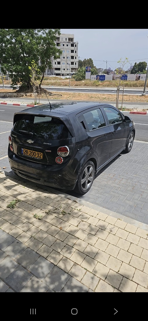 תמונה 1 ,שברולט סוניק יד 1 2014 83 ק"מ