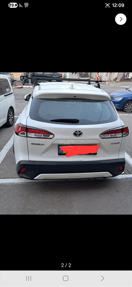 תמונה 2 ,טויוטה קורולה קרוס יד 2 2023 30000 ק"מ