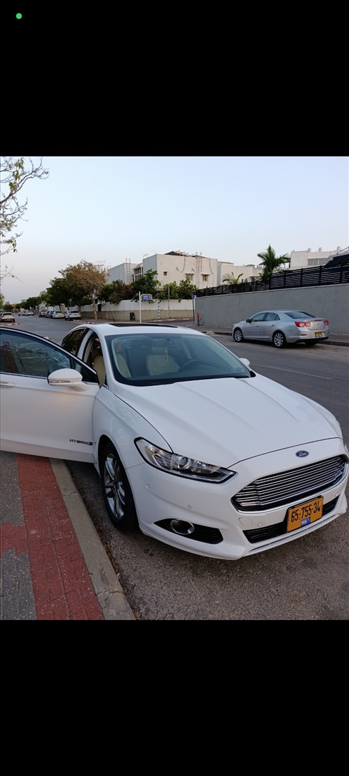 תמונה 4 ,פורד פיוז`ן יד 3 2015 128000 ק"מ