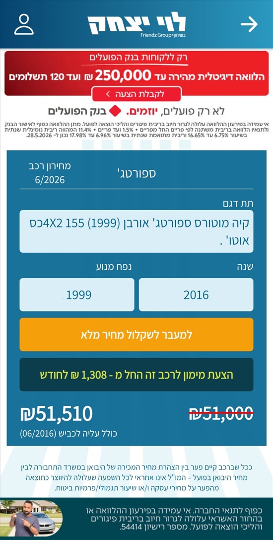 תמונה 2 ,קיה ספורטאז` יד 2 2016 155000 ק"מ