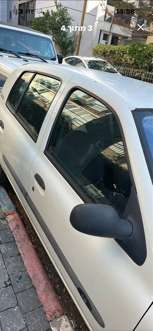 תמונה 2 ,רנו קליאו B יד 3 2002 109000 ק"מ