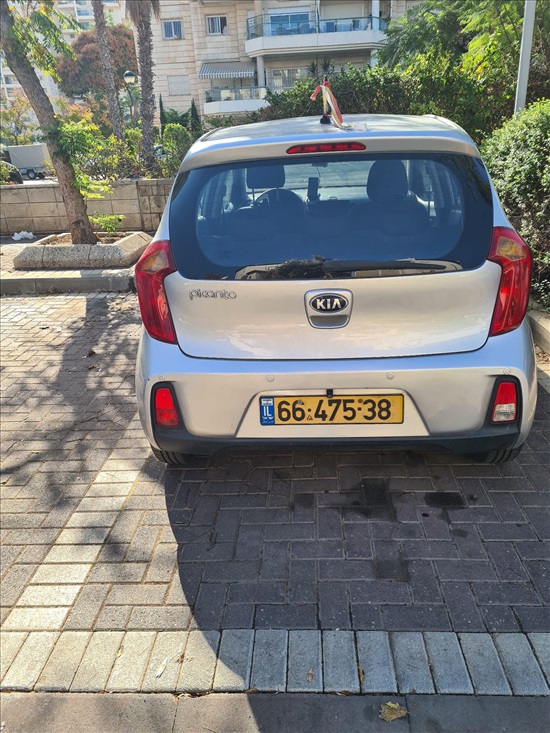 תמונה 4 ,קיה פיקנטו יד 3 2016 98000 ק"מ