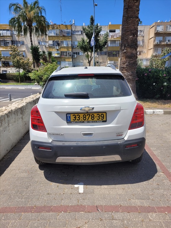 תמונה 2 ,שברולט טראקס יד 2 2016 90000 ק"מ
