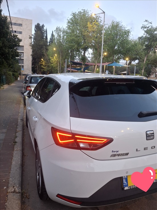 תמונה 3 ,סיאט לאון יד 5 2015 153000 ק"מ