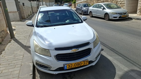 תמונה 1 ,שברולט קרוז החדשה
 יד 2 2015 110000 ק"מ