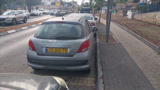 תמונה 5 ,פיג'ו
 207 יד 6 2010 160000 ק"מ