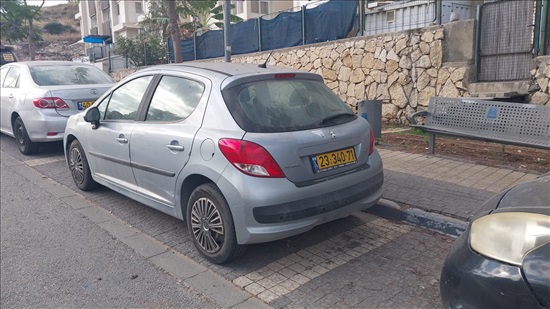 תמונה 4 ,פיג'ו
 207 יד 6 2010 160000 ק"מ