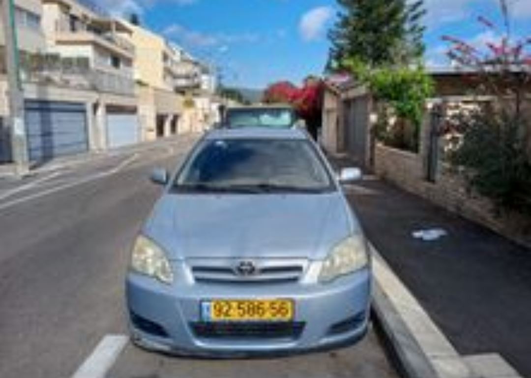 תמונה 1, טויוטה קורולה RunX יד 1 2005 | 234000 קמ