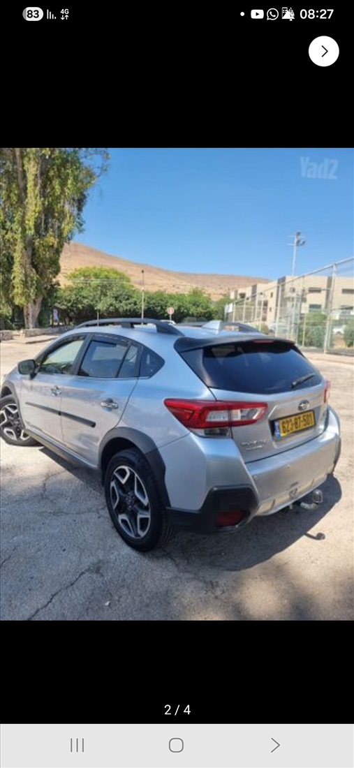 תמונה 2 ,סובארו XV יד 2 2019 94000 ק"מ
