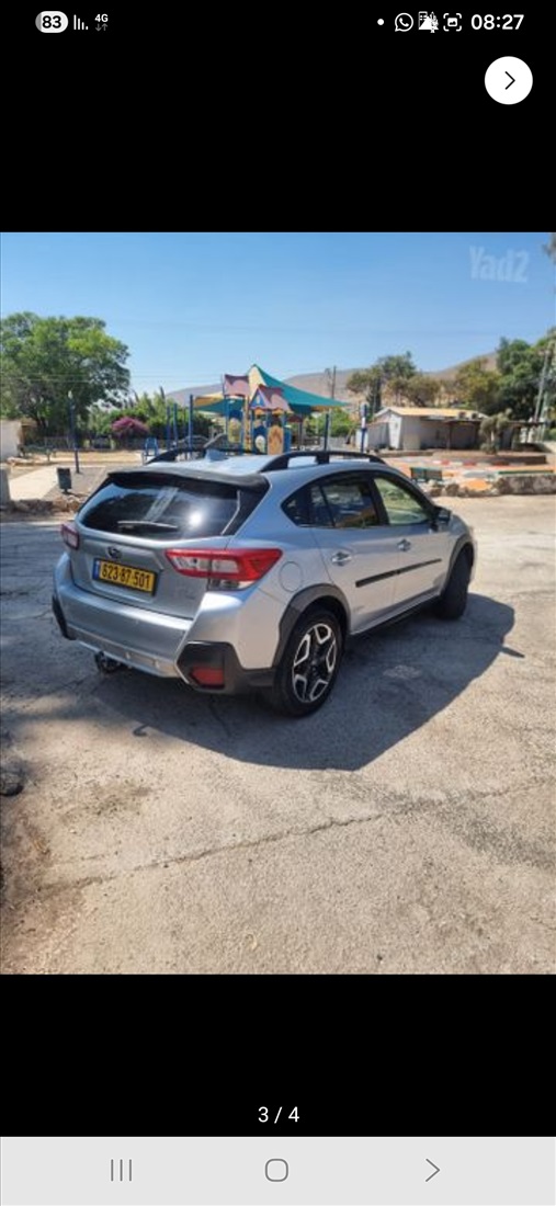 תמונה 4 ,סובארו XV יד 2 2019 94000 ק"מ