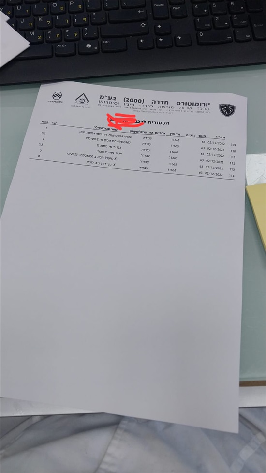 תמונה 7 ,סיטרואן C4 יד 2 2021 100000 ק"מ