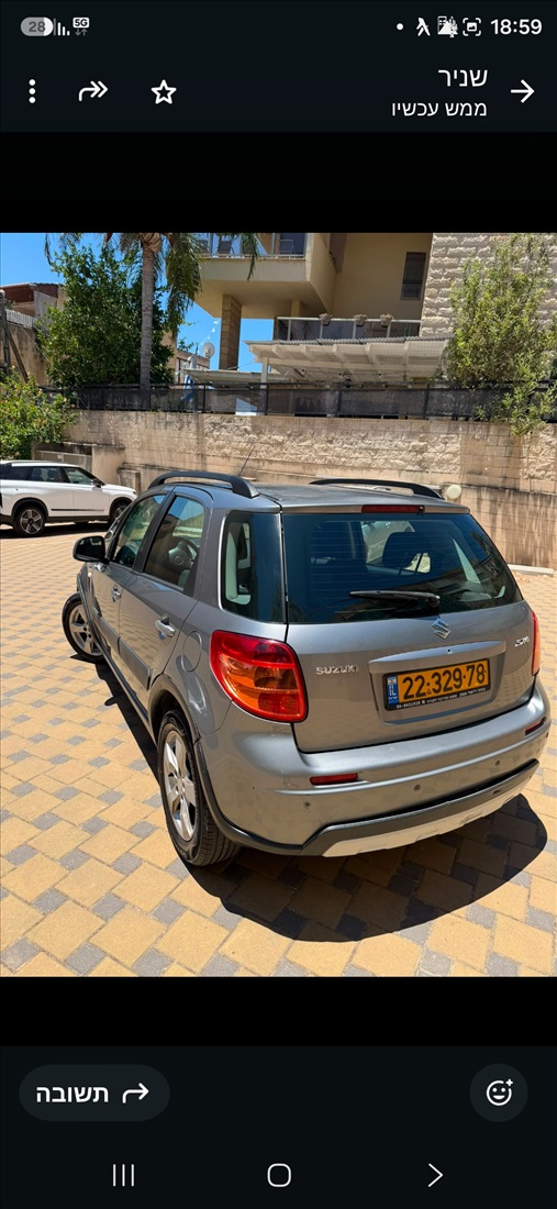 תמונה 5 ,סוזוקי SX4 יד 3 2001 200 ק"מ