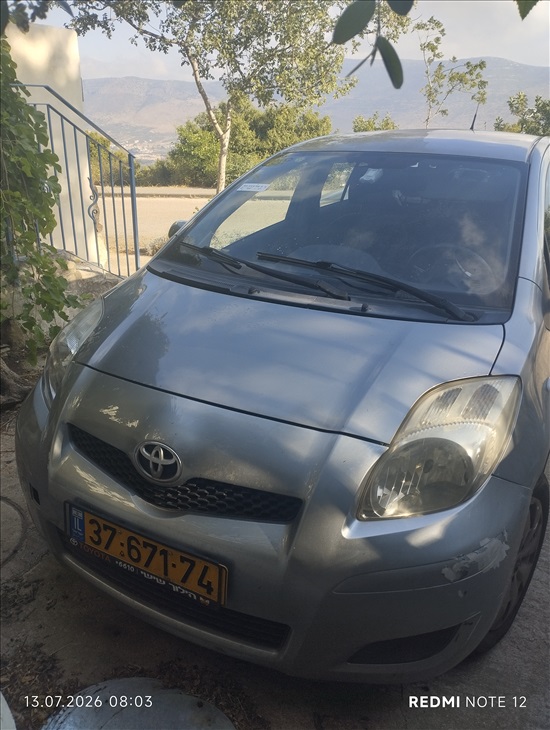 תמונה 5 ,טויוטה יאריס יד 2 2010 94000 ק"מ