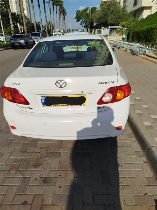 תמונה 1 ,טויוטה קורולה יד 1 2009 0 ק"מ