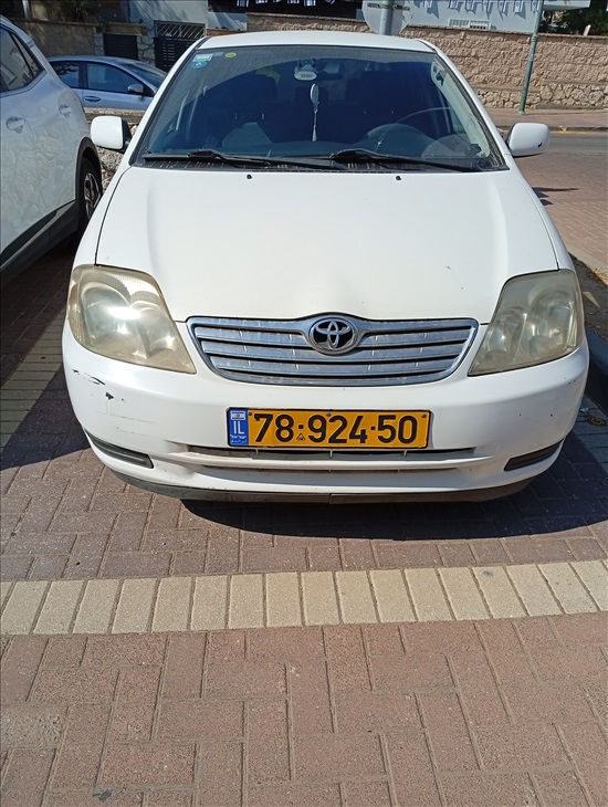 תמונה 1 ,טויוטה קורולה יד 3 2003 2075 ק"מ