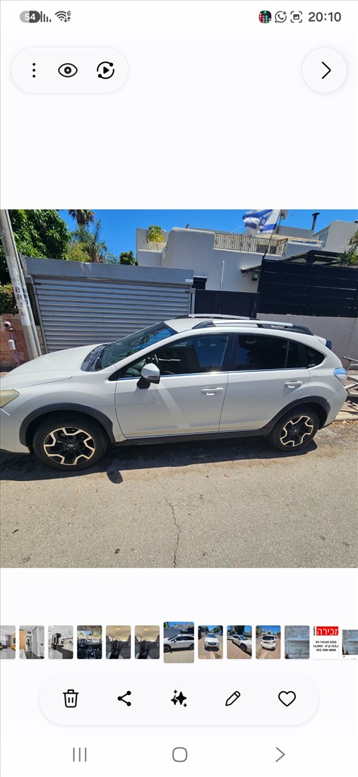 תמונה 3 ,סובארו XV יד 2 2016 153000 ק"מ