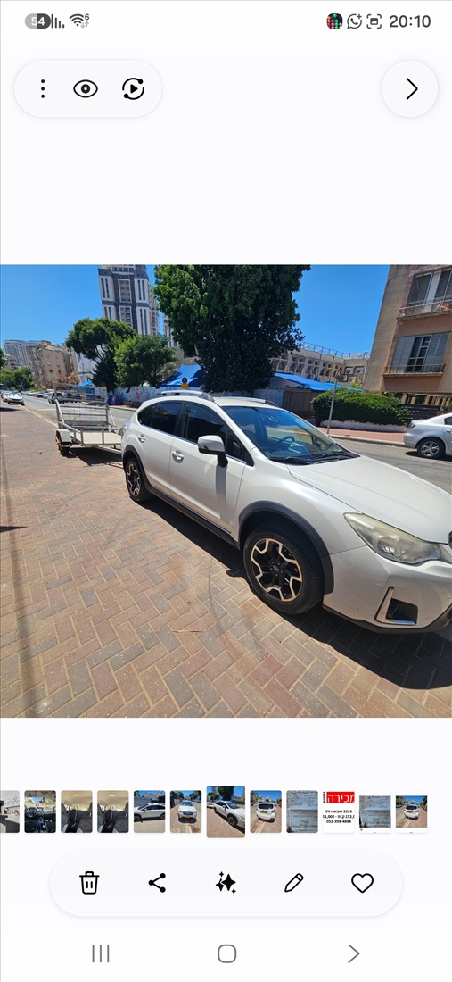 תמונה 5 ,סובארו XV יד 2 2016 153000 ק"מ