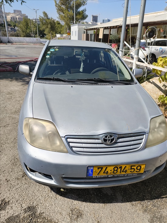 תמונה 1 ,טויוטה קורולה יד 3 2005 330000 ק"מ