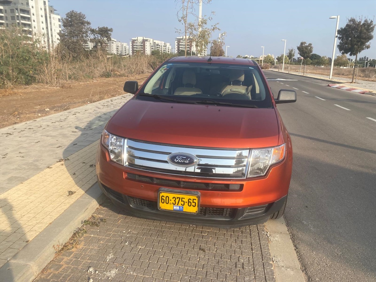 תמונה 1, פורד אדג` יד 2 2008 | 199000 קמ