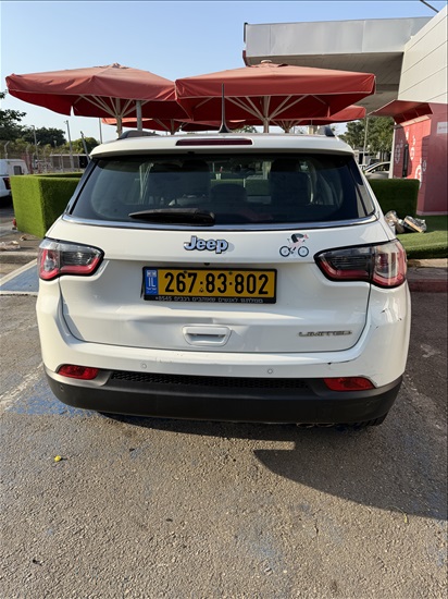 תמונה 2 ,ג`יפ קומפאס יד 3 2021 100000 ק"מ