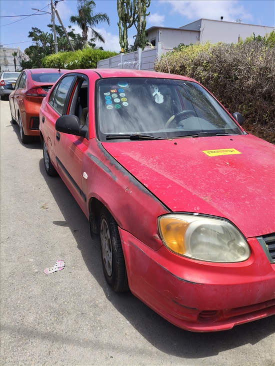 תמונה 5 ,יונדאי אקסנט יד 3 2003 253000 ק"מ