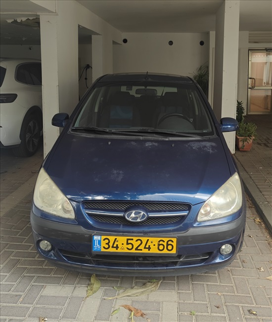 תמונה 1 ,יונדאי גטס החדשה FUN יד 4 2008 78900 ק"מ