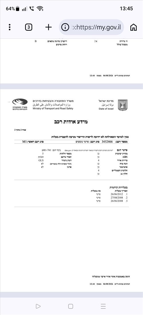 תמונה 7 ,יונדאי גטס החדשה FUN יד 4 2008 78900 ק"מ