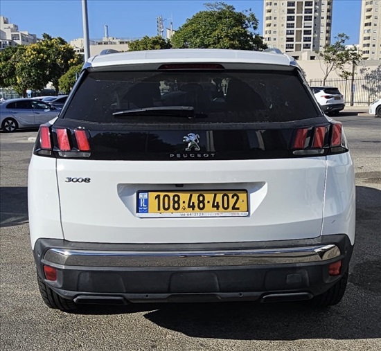 תמונה 5 ,פיג'ו
 3008 יד 2 2020 82500 ק"מ