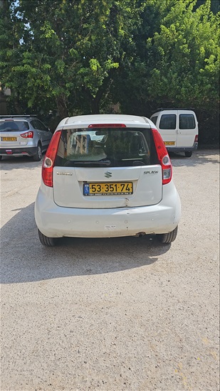 תמונה 2 ,סוזוקי ספלאש יד 2 2010 169000 ק"מ