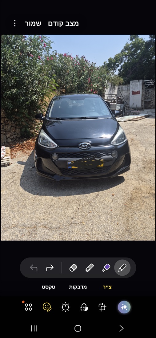 תמונה 1 ,יונדאי i10 יד 1 2019 98400 ק"מ