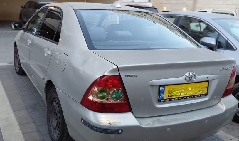 תמונה 2, טויוטה קורולה יד 7 2006 | 222000 קמ