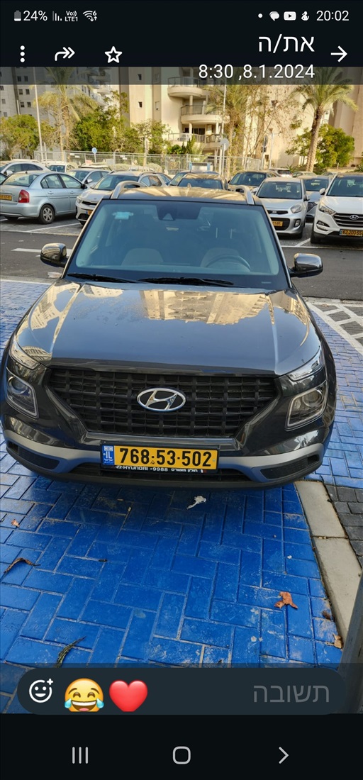 תמונה 4 ,יונדאי וניו יד 1 2022 49000 ק"מ