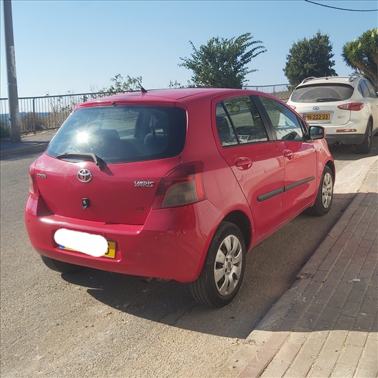 תמונה 5 ,טויוטה יאריס יד 6 2008 173000 ק"מ