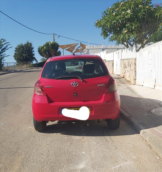 תמונה 6 ,טויוטה יאריס יד 6 2008 173000 ק"מ